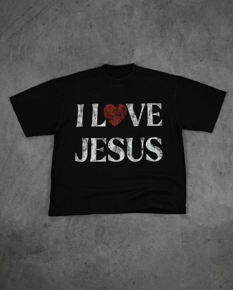 Christian Jesus God Graphic T Shirt Faith Bible Verse Unisex Cotton Tee 4XL