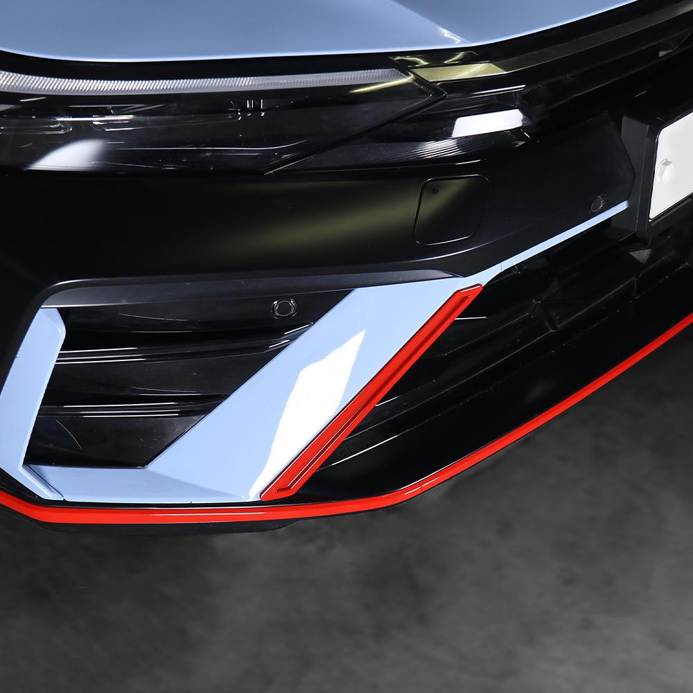 Red Front Bumper Decorative Strip For Hyundai Elantra CN7 N/CN7-line 2026 2026 Exterior Styling Decoration Accessories