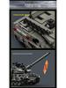 Leyi 66050-72 Leopard 2A7 Main Battle Tank Model - Advanced Military Building Blocks Toy for Boys.