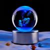 Laser Engraved Jellyfish Music Box Crystal Ball Night Light - Perfect Birthday Gift for Friends or Classmates