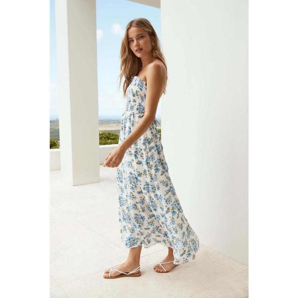 S-XL Women's Dresses Fashion Dresses New Dresses Seaside Holiday Beach Dress Backless Bustier Dresses