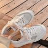 Women's White Board Shoes 2026 Summer Autumn Fashion Lace Up Student Platform Casual Shoes Breathable Comfortable Non Slip Flats