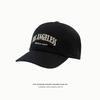 Cappello ricamato vintage lavato cappellino da baseball alla moda con visiera curva cappello parasole con parte superiore morbida cappello americano