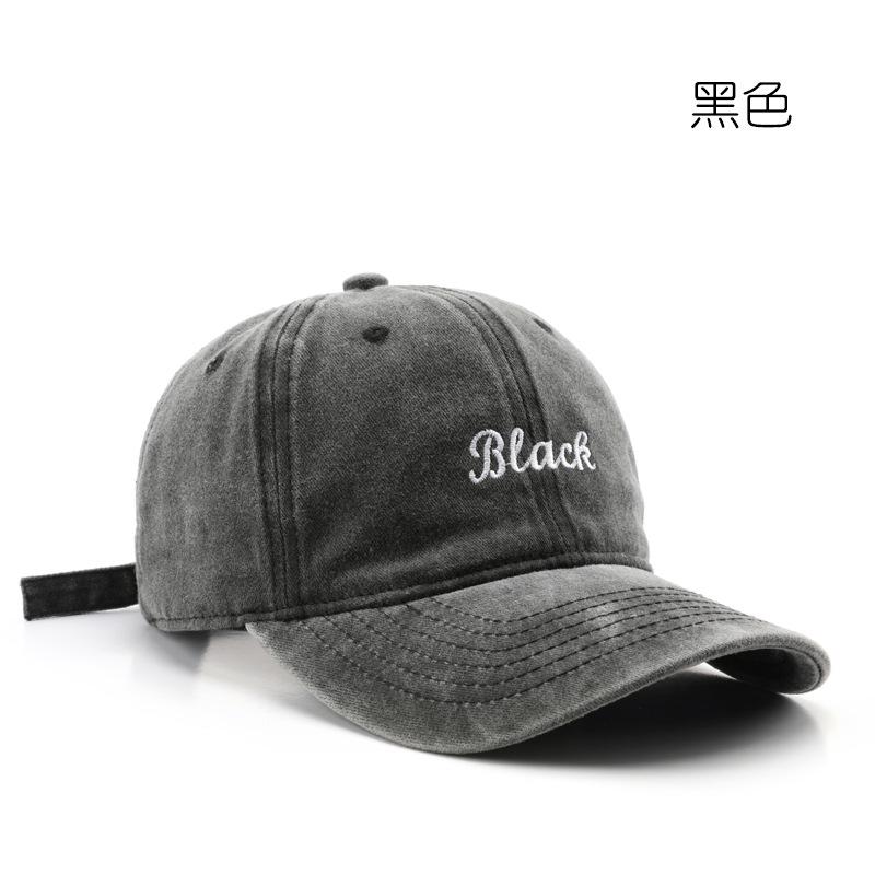 Personalisierte Outdoor-Street-Reise-Baseballkappe Frühling und Herbst gewaschene bestickte Kappe
