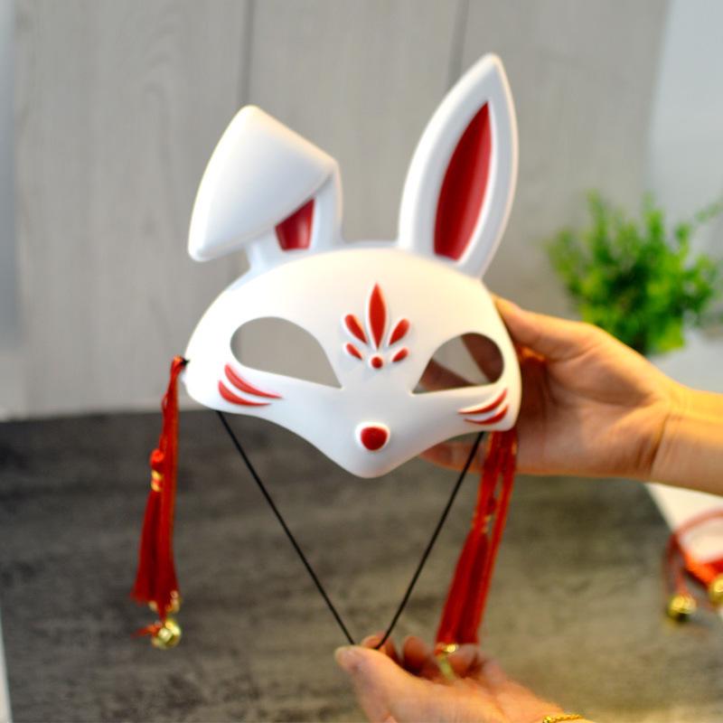 DIY Cute Rabbit Mask - Trendy Halloween & Masquerade Accessory for Street Dance & More.