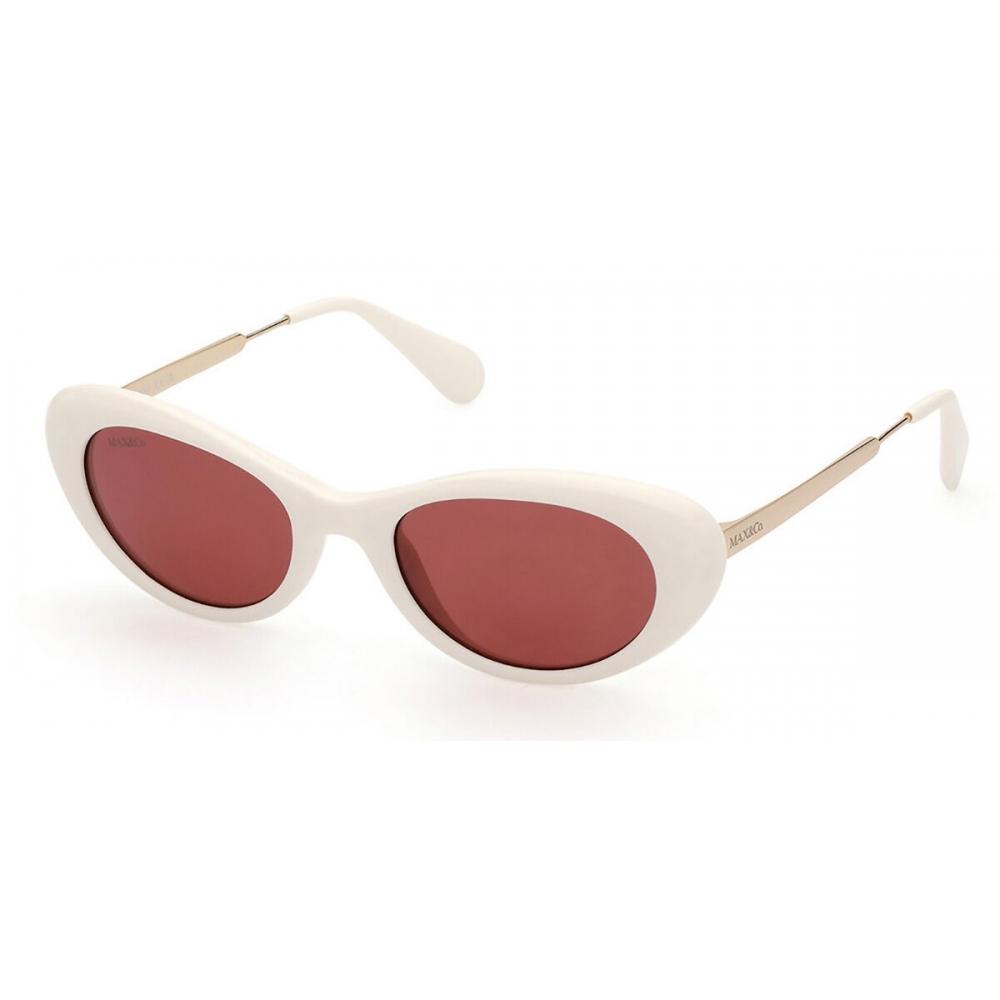 

Max Co. Women Sunglasses 21s Mo0077 Shiny White/52-20-140