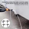 Electric Drill Turn Water Drill Tool Electric Drill Twist Water Drill Tool Electric Hammer Adapter for Home Repair Decoration