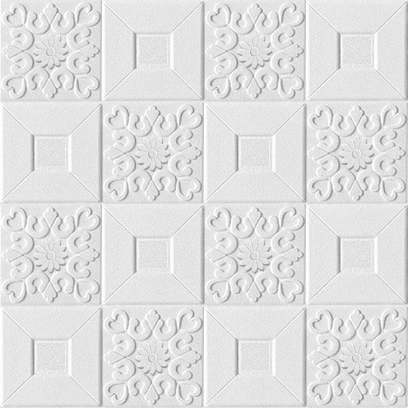 

70x70см 3D Стерео Наклейки на Стену Гостиная Спальня ТВ Фон Водонепроницаемые Самоклеящиеся Обои 70X70cm-1pcs