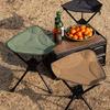 Camping Chair Stool Oversized Folding Chair with Washable Seats Comfortable Moon Chair for Outdoor and Indoor Picnics