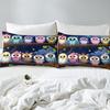 Home Textiles Owl Three-Piece Animal Digital Printing Quilt Pillowcase Bedding