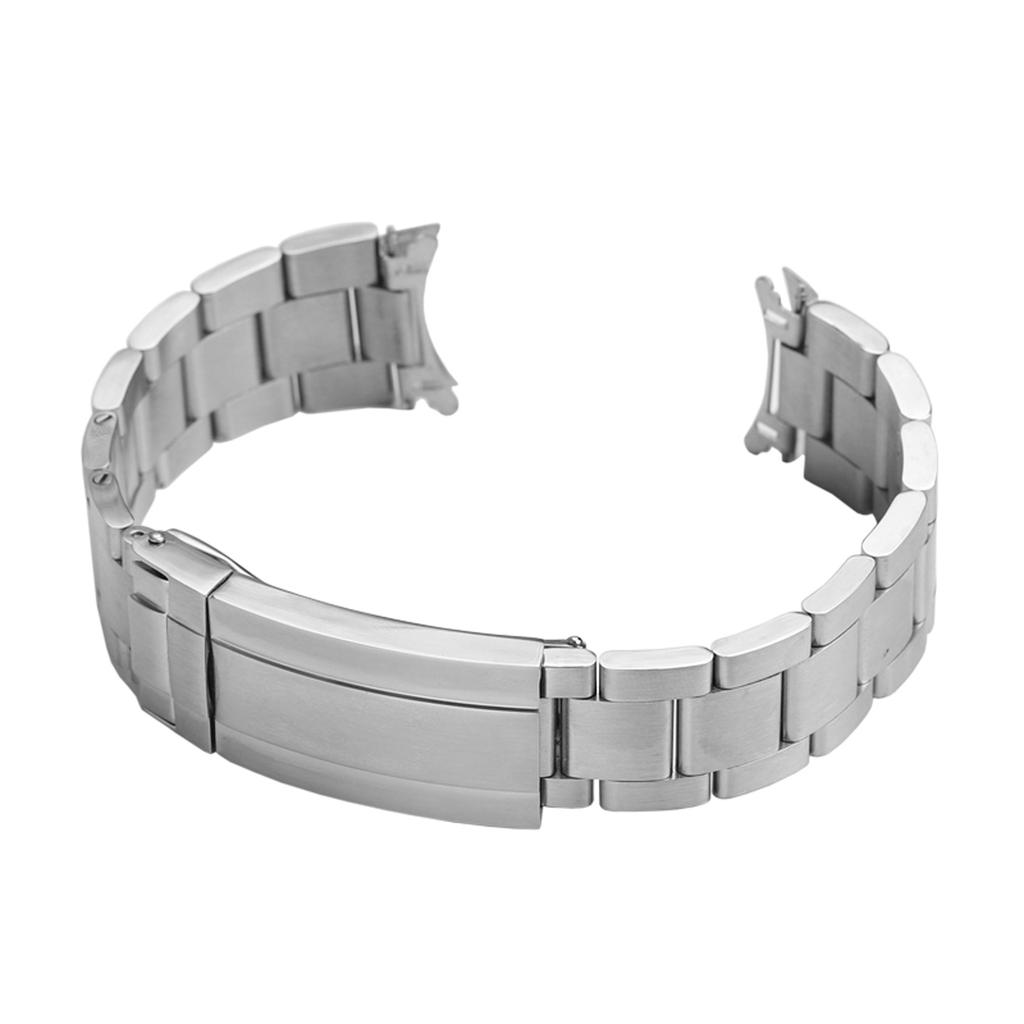 Bracelet en Acier Inoxydable pour Seiko Non. 5 Sxns80 Snxs79 Snxs79k Snxs77 Snxs73 Bracelet de Montre Courbé Accessoires Bracelet de Poignet 19mm