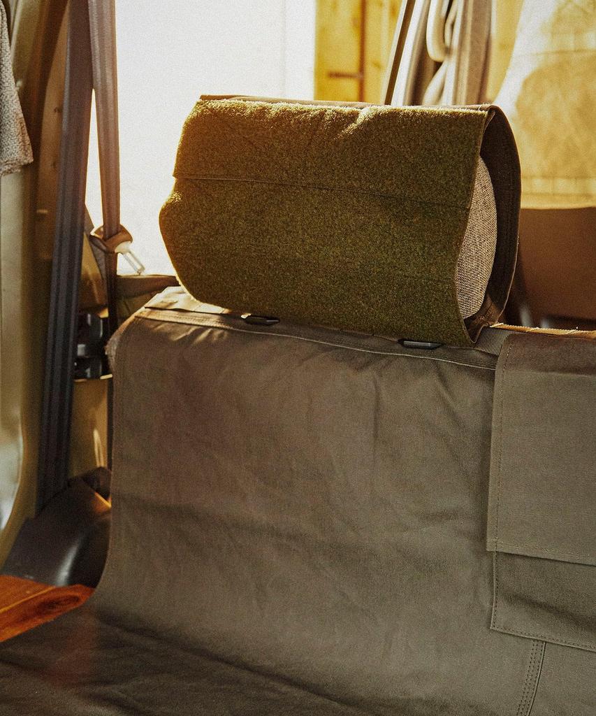 GORDON MILLER Recycled Canvas Cargo Single Luggage Olive 1726400 Mat, Seat, Water-Repellent, Stain-Resistant, Universal, Drab,