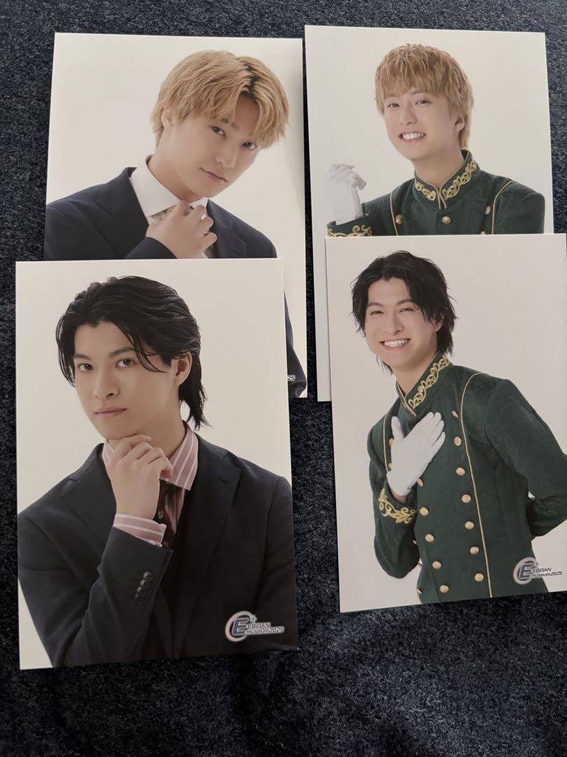 

[USED] EBiDAN Museum 2025 Sakura Shimeji Postcard & Button Badge