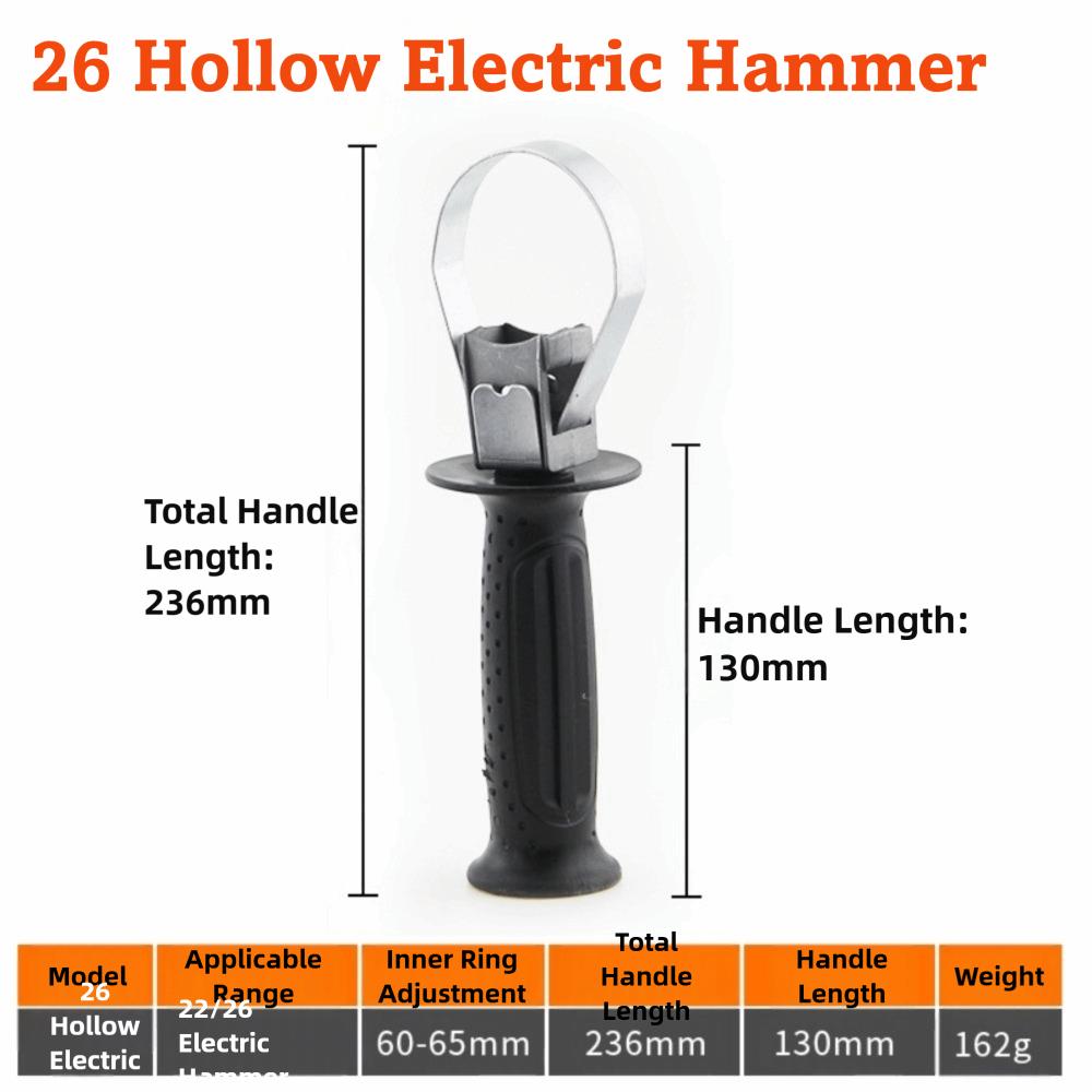 60-65 Mm Clamping Range Impact Drill Handle Adjustable Front Angle Grinder Accessory DIY Projects