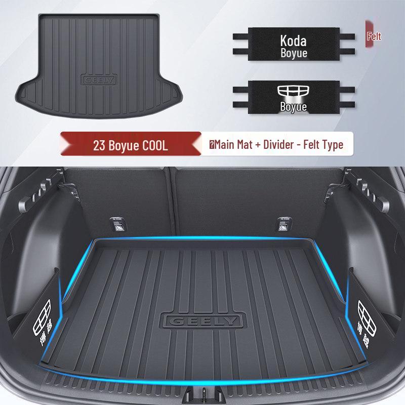 2023 Geely Boyue Cool TPE Trunk Mat - Custom Car Accessory