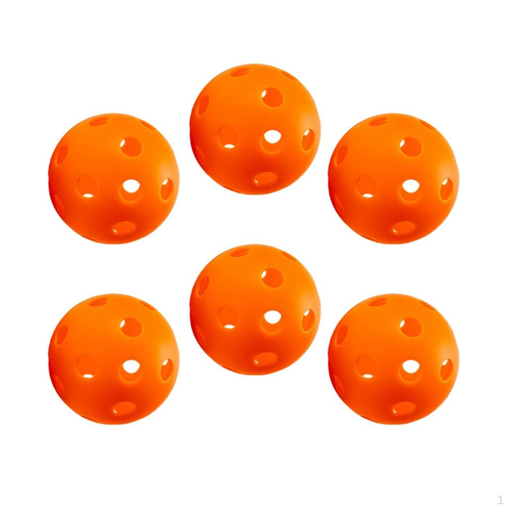 Pickleball-Bälle für den Innenbereich, 74 mm, 26 Löcher, Übungsspielzeugball, Golfhohlball für Gerichte
