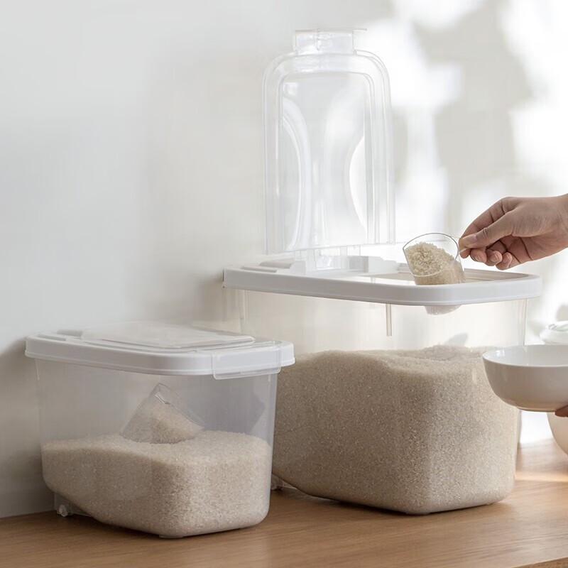 Tea Flower Sealed Rice Storage Container