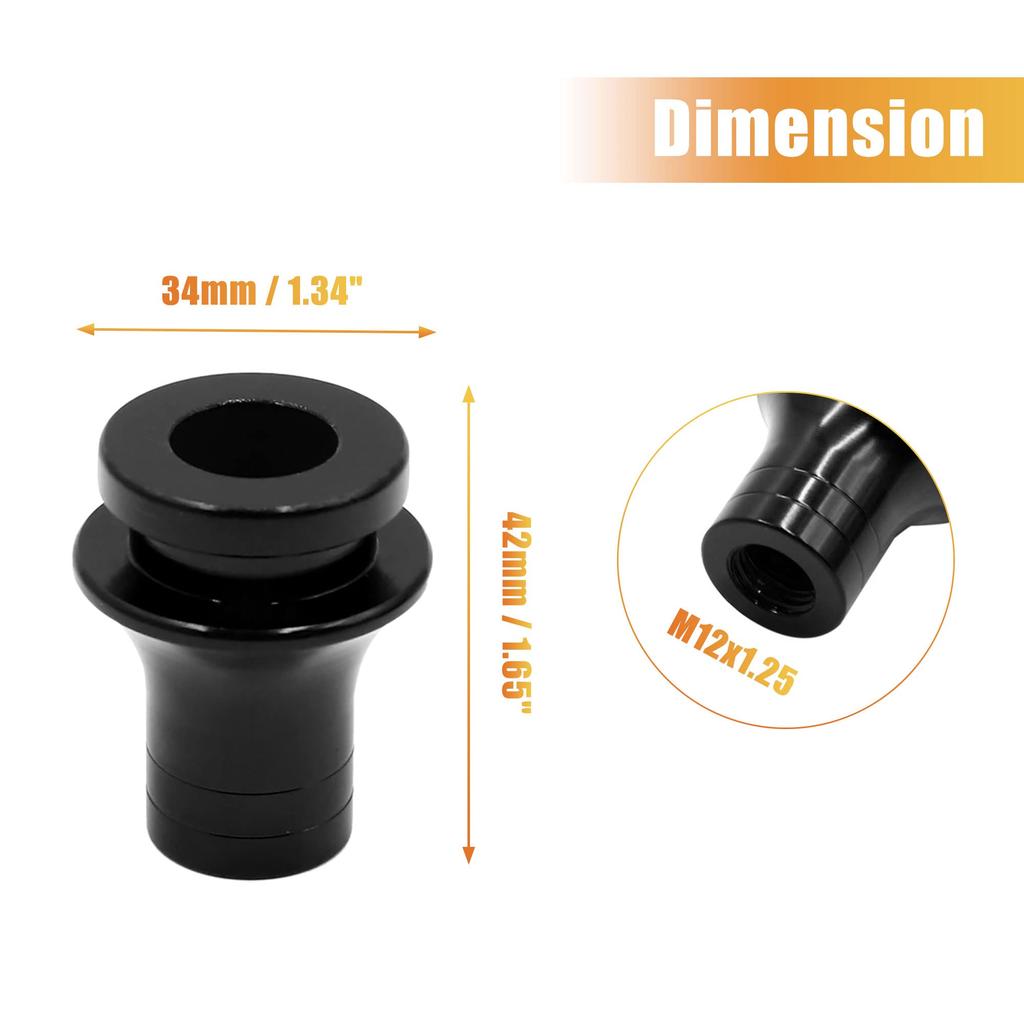 uxcell Gear Shift Knob Adapter Shift Knob Conversion Adapter M12