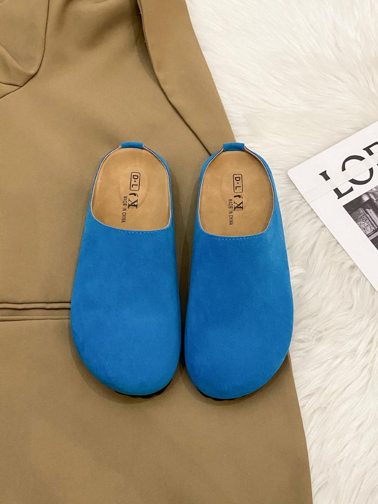 Women's Shoes 2025 New Thick-soled Bag Head Half Slippers Lazy One Pedal Soft-soled Sandals Shoes