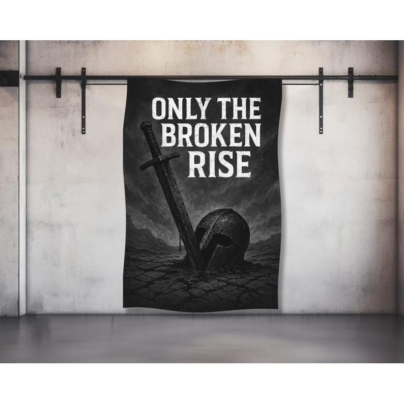Broken Rise tapestry 75x100 чёрный