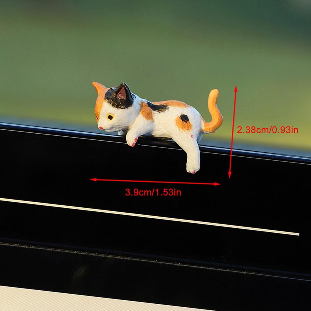 Cute Rearview Mirror Accessories, Cat Car Dashboard Decoration, Cat Cartoon Dashboard Decoration, Cat Car