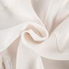 Womens Apricot Chiffon Blouse 2026 Ruffle Sleeve Loose Fit Round Neck Pullover Top
