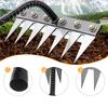 Garden Weeding Rake Heavy Duty Hand Tool Garden Rake Metal Easy To Use Sturdy Versatile Practical Gardening Yard Homeowners
