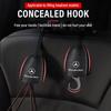 Leather Car Seat Back Hooks Portable Hanging Bag Rack For Mercedes-Benz AMG C500 C200 C300 B C E GLA CLA GLK GL ML GLE W204 W205 W211 W212 W213