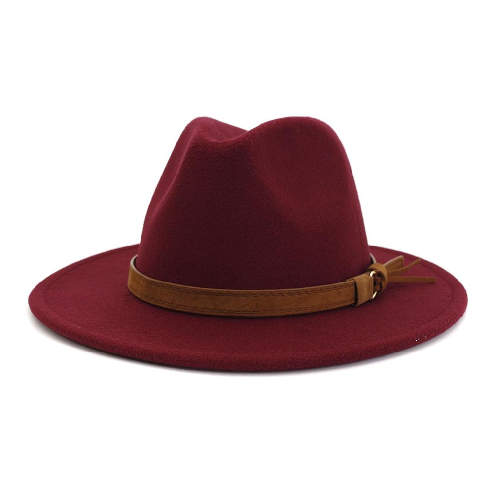 New Arrive Custom Trilby Retro Large Brim Felt Fedora Hats