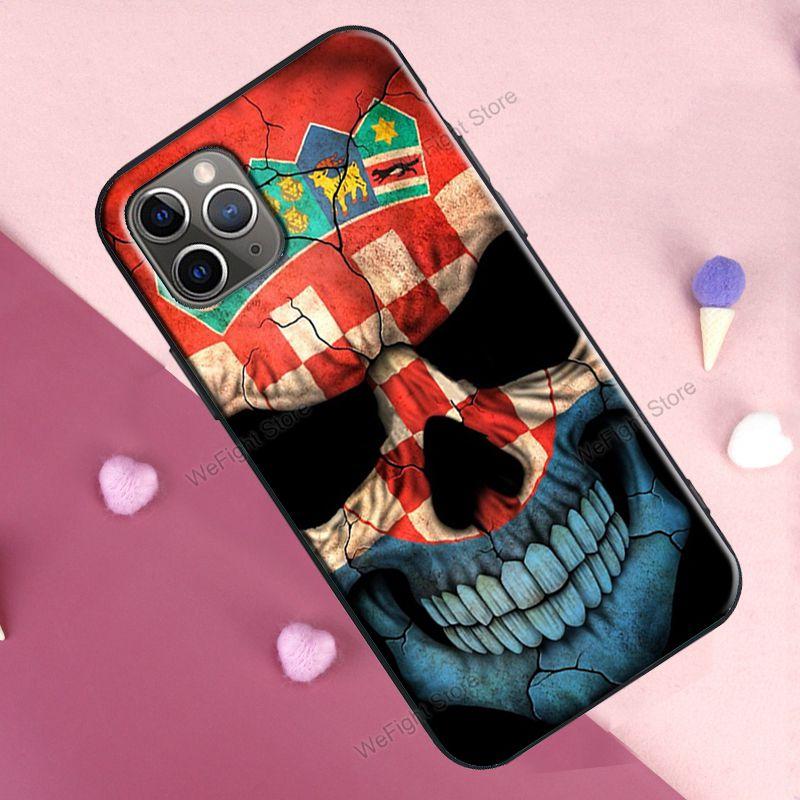 Croatia Flag Coat of Arms Case For iPhone 12 13 Pro Max Mini 7 8 Plus SE 2020 Cover For iPhone 11 Pro Max XS XR X