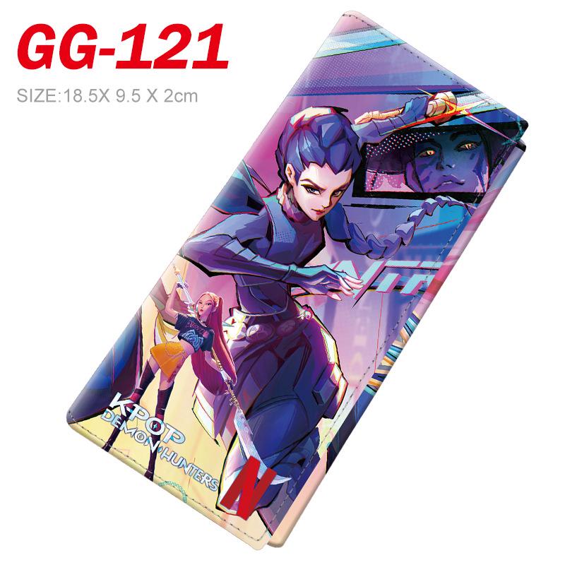 K-POP Demon Hunter Girl Group 3D Stereo Tri-fold Wallet for Students and Fans