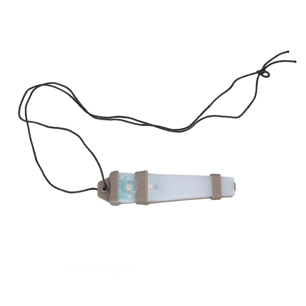 Persönliche Identifikationsmarkierungsleuchte mit Klettverschluss, wasserdicht, 150 mAh, blinkendes Überlebenslicht zum Wandern, bodenfarben mit rotem Licht