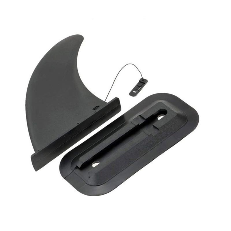 Prancha de surfe Paddleboard Snap-On Tailfin Boat Sup Slide-In Barbatanas grandes Divisor removível Leme