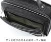 SiNCERO Men's Horizontal Shoulder Bag, B5 Size, 2-Way, with Handle, wr-1217 (BlackBlack)
