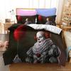 Stephen King's It Twin Full Queen King Duvet Cover Set HD Comforter Cover Bedclothes for Kids Bedding Sets Bedroom Decor