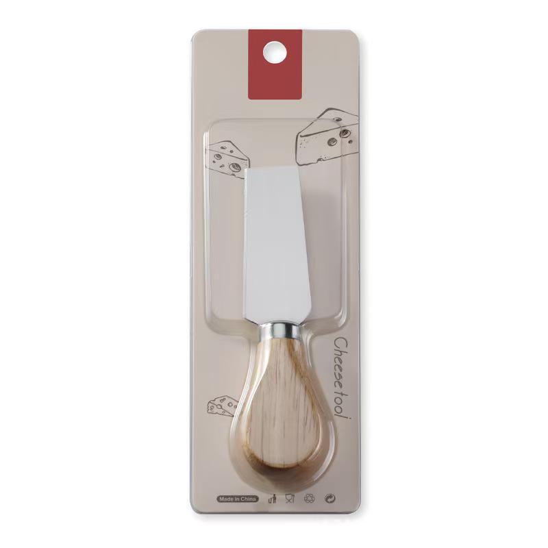 Stainless Steel Cheese Knife Set with Wooden Handle