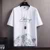 Short Sleeve T-shirt Set Men's Summer Fashion Trend Slim Fit Large Sport Two Piece Set