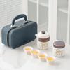 Tea Set Chinese Gold Silk Set Lingxue Hand-held Pot Business Portable Business Travel Car Outdoor Camping Set