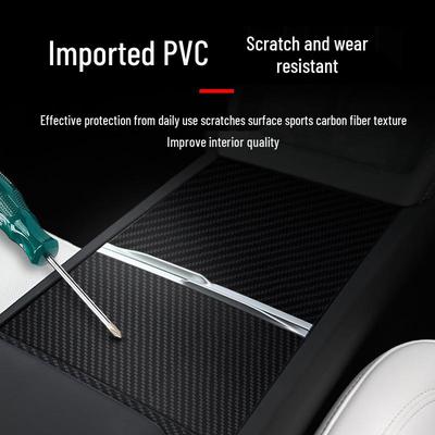 Real Carbon Fiber Center Console Panel Set for Tesla Model 3 Highland