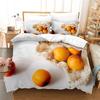 Fruit Duvet Cover Set Queen Size Quilt Covers Double Bed 220x240 3D Single Thin Bedding Set 2PCS 3PCS Pillowcase Full Twin King