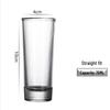 LISM Transparent Acrylic Cocktail Glass Set, 70ML (9 Pieces)