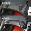1 PCS Dashboard Panel Decor Cover Trim Accessories ABS Carbon Fiber For Chevrolet Corvette C7 2014 2015 2016 2017 2018