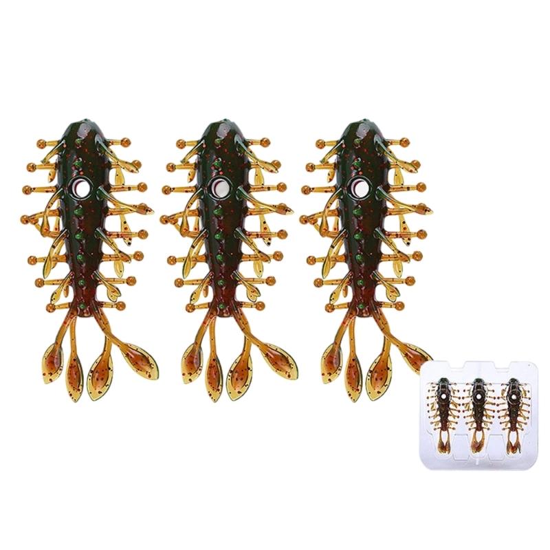 3lots Hollows Floating Sea Cucumber Fishing Lures Realistic Swimming Action Targets For Various Condition