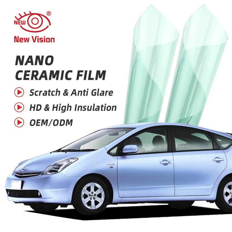 

1mX2m IRR100% HD Nano Ceramic Car Windshield Window Films High Rejection Tint Front Rear Glass Solar UV Protection Sticker Foils IR05100
