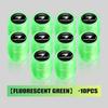 4/6/10pcs Fluorescent Car Wheel Dustproof Tyre Valve Stem Caps For Toyota Highlander Auris Harrier Prius Crown Prado 120 150