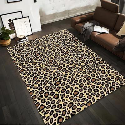 Leopard Print Carpet for Living Room Decor In Stylish Modern Design Suitable for Use As an Anti-slip for Living Room Bedroom Sofas