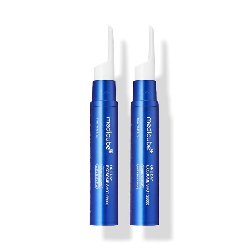 

MEDICUBE Zero One Day Exosome Shot Pore Ampoule 2000 / 7500 / 25000 Intensive Pore Repair 1+1 Set 25000 shot 1+1