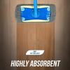 Reusable Microfiber Mop Pads - Washable & Durable, Perfect for Wet or Dry Cleaning, Easy Dust Removal, Essential Household Cleaning Supplies