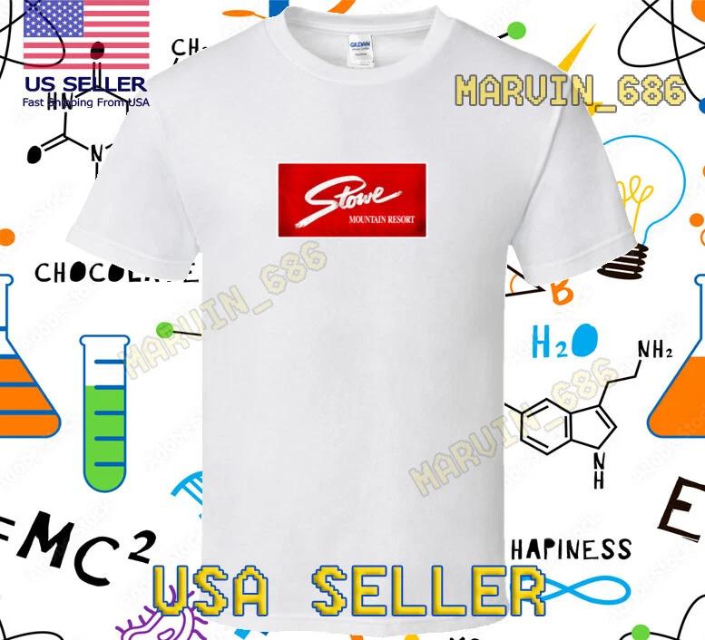 NEW SHIRT STOWE MOUNTAIN RESORT VERMONT SKI RACING LOGO T-Shirt FUNNY SIZE S-5XL 3XL