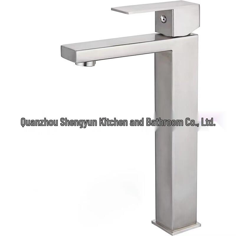 MDNG Black Brushed Tall Bathroom Basin Faucet